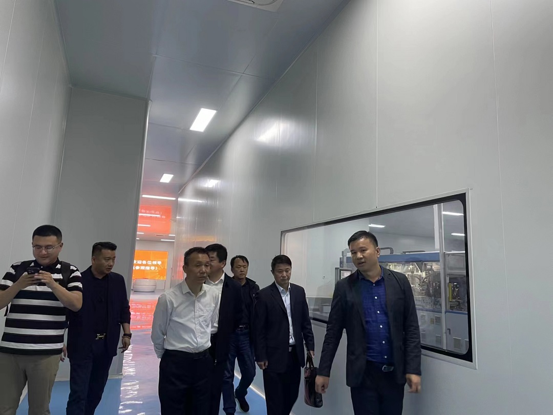热烈欢迎滁州市领导一行莅临考察调研金沙js3777入口检测